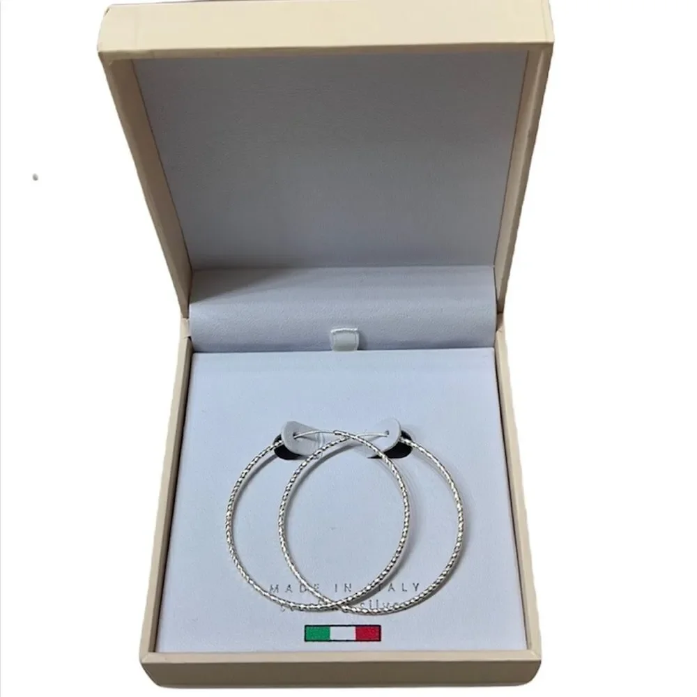 ✨HP✨Mia Fiore Stirling Silver Hoop Earrings✨